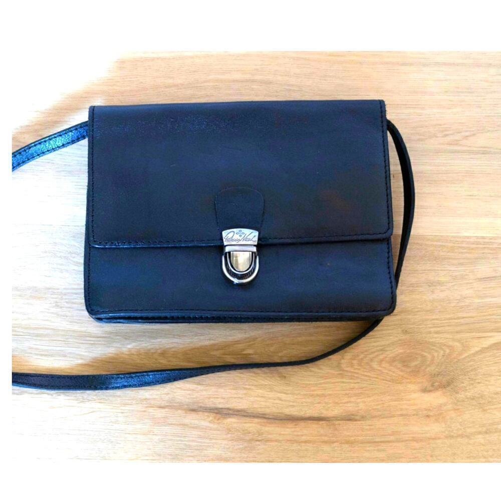 Patricia Nash Lanza Crossbody Organizer Heritage Bag Black - Picture 4 of 7